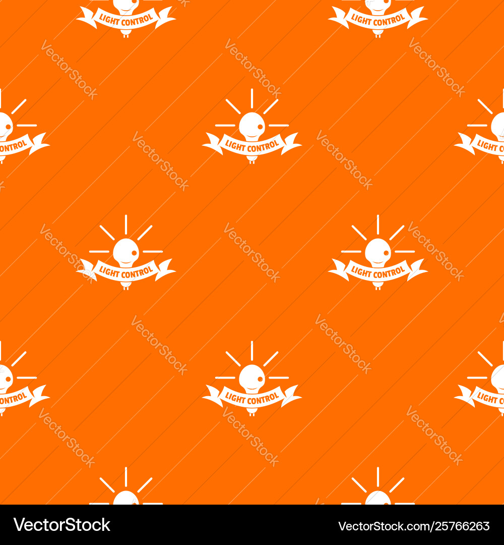 Light control pattern orange Light control pattern orange vector image