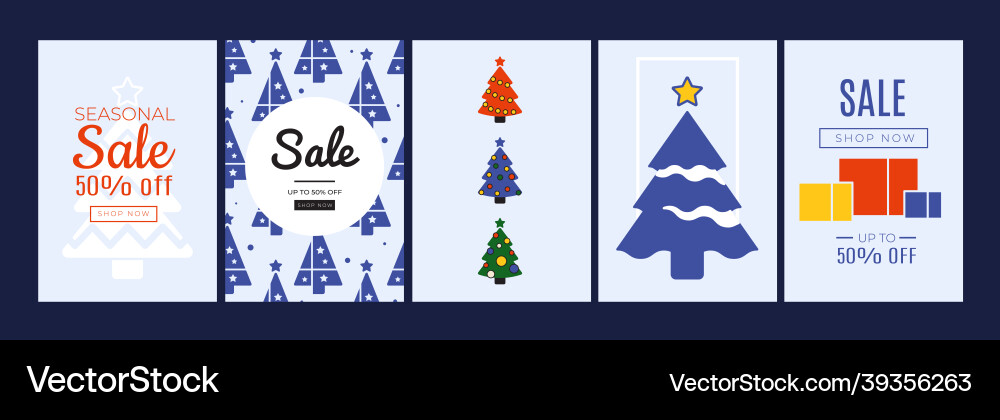 Winterverkauf Banner Weihnachtsbaum Karten xmas Winterverkauf Banner Weihnachtsbaum Karten xmas vektorbild