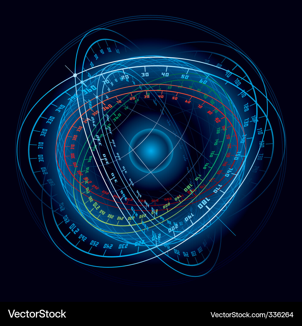 Celestial Navigation Sphere Vector Image