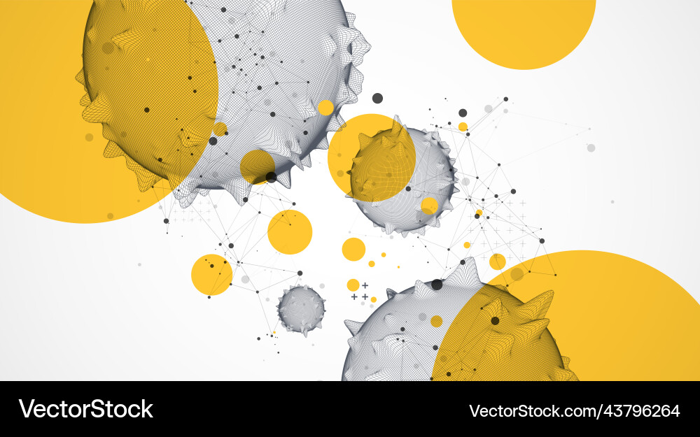 Sphere theme with connected lines in technology Sphere theme with connected lines in technology vector image