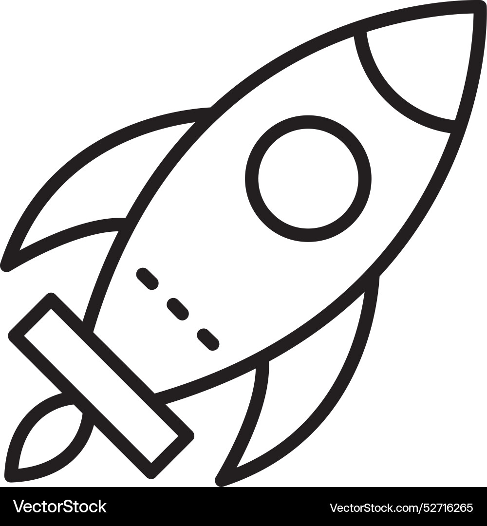 Boost line icon design Vector Image