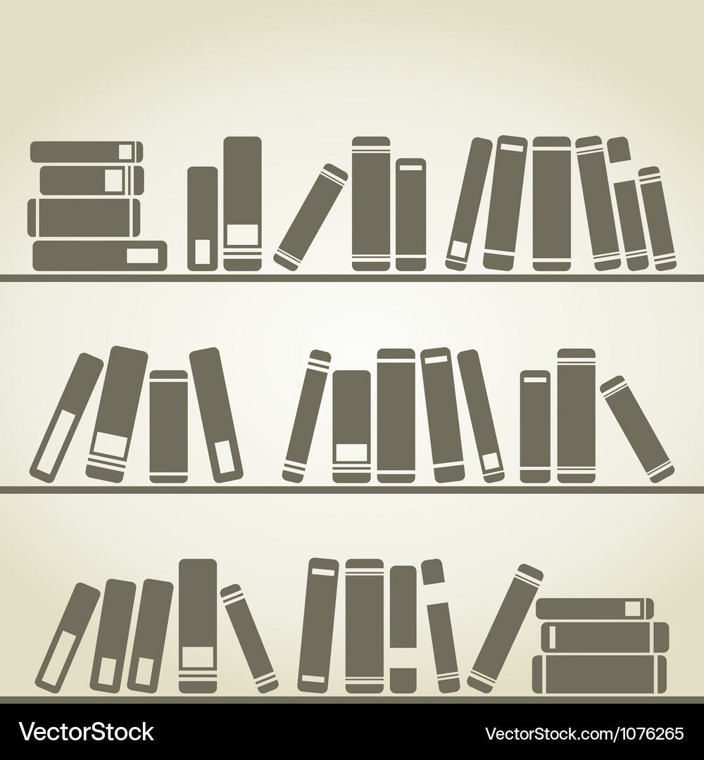 Stack of Books - Academic Setting Vector Image