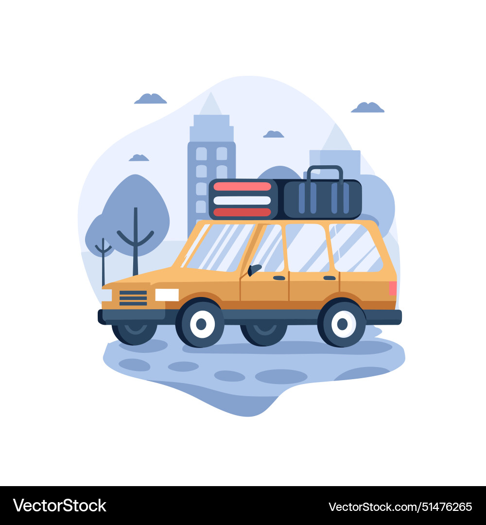 Vehicle flat style Royalty Free Vector Image - VectorStock