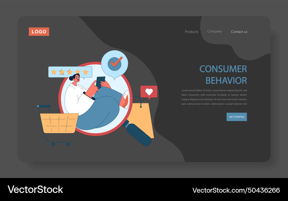 Consumer Behavior Purchase Journey Customer Vector Image Consumer Behavior Purchase Journey Customer Vector Image