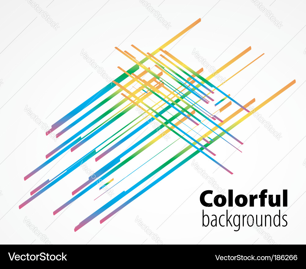 Dynamic Colorful Abstract Background Vector Image