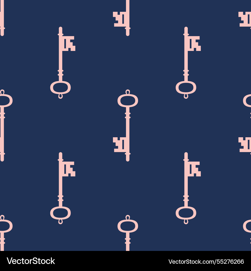 Keys seamless pattern endless for your de vector image
