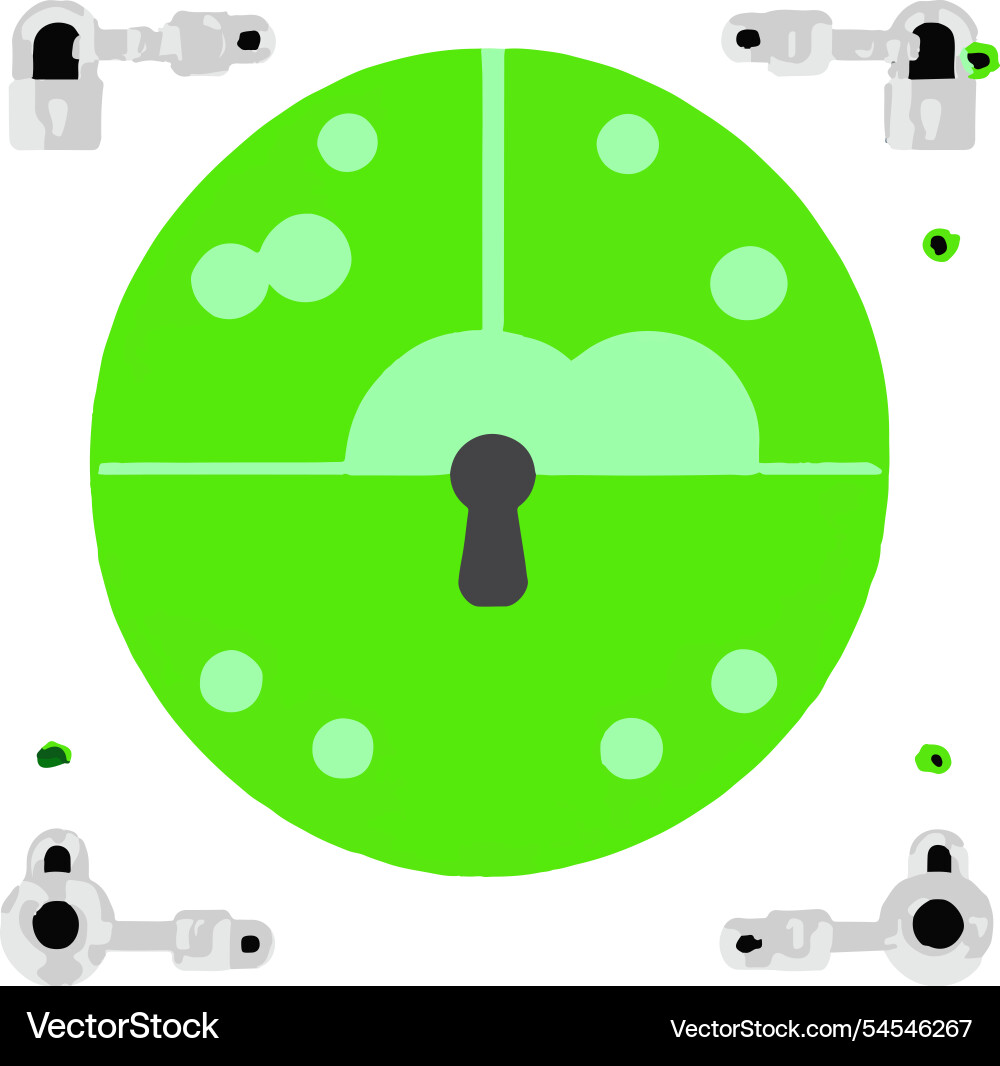 Cybersecurity protection digital proxy allocation Vector Image