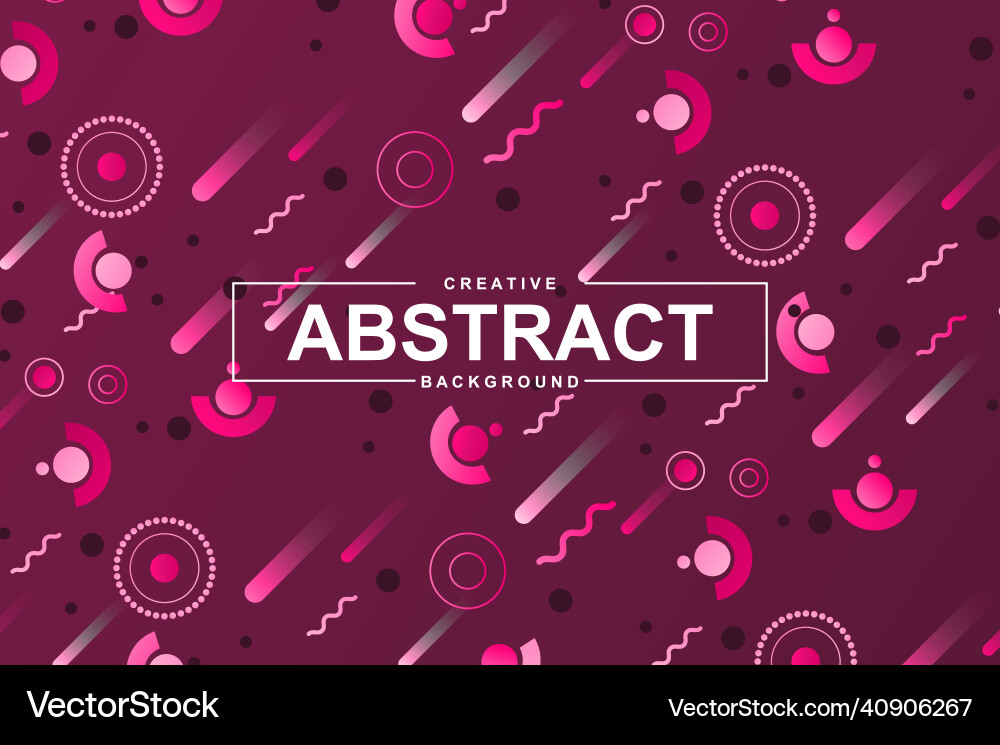 Trendy pattern design with geometric shapes Trendy pattern design with geometric shapes Vector Image