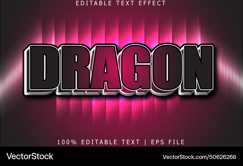 Armor editable text effect 3 dimension emboss Armor editable text effect 3 dimension emboss Vector Image
