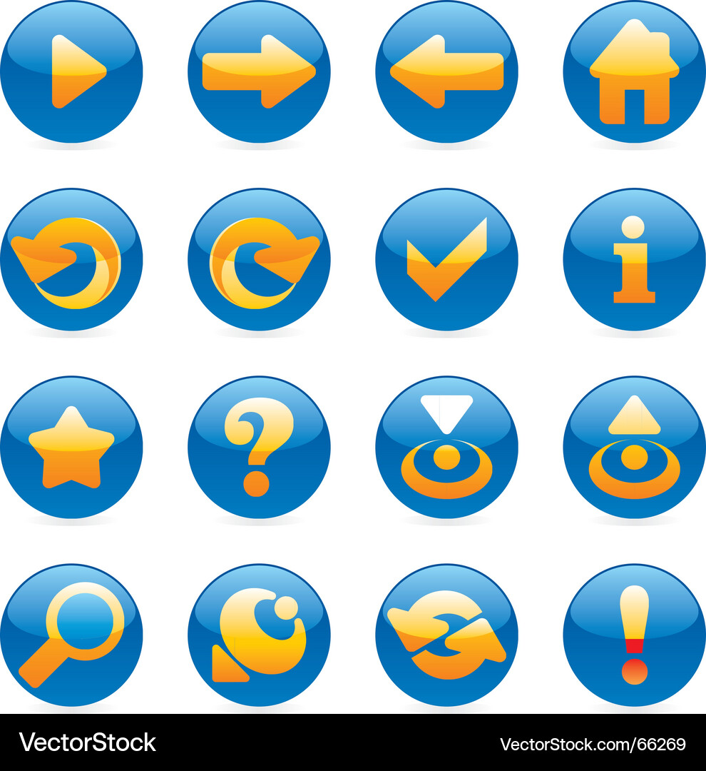 Internet icons Vector Image