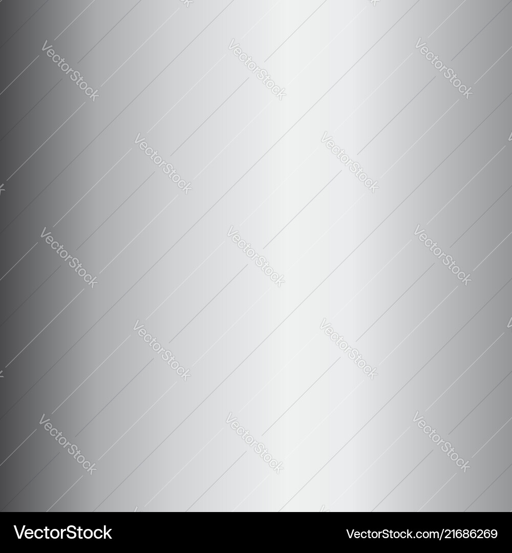 Silver Gradient Metallic Texture vector image