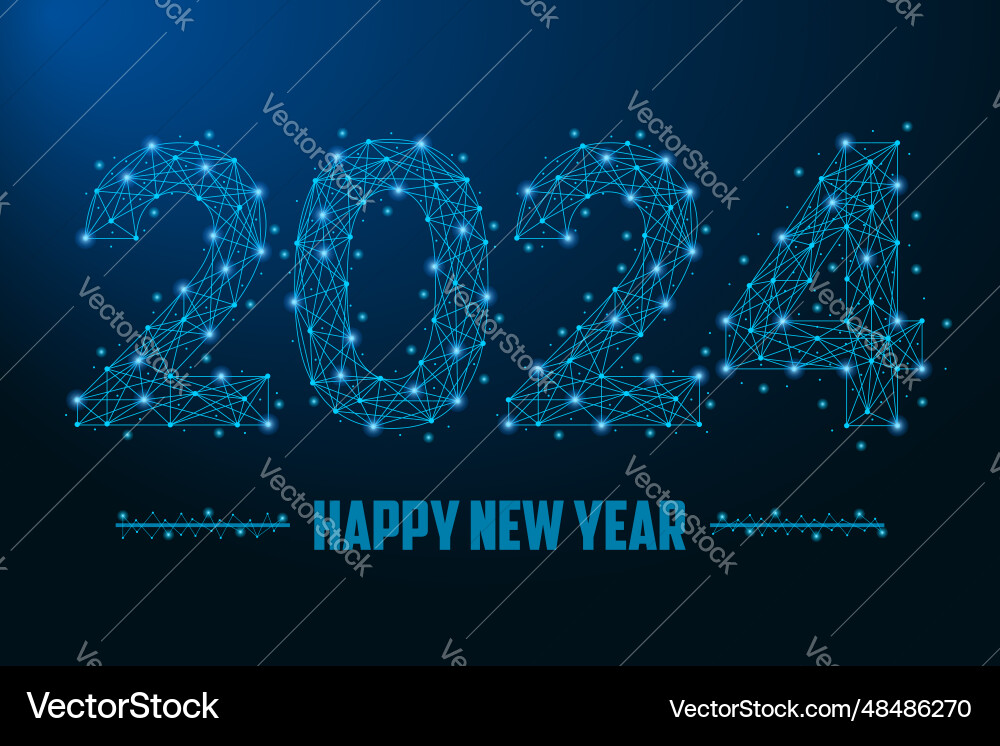 2024 new year 2024 new year vector image