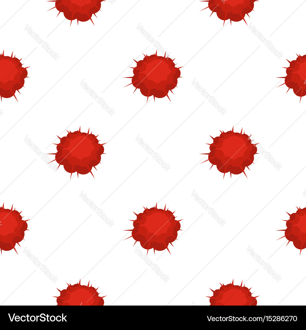 Atomic explosion pattern seamless Vector Image