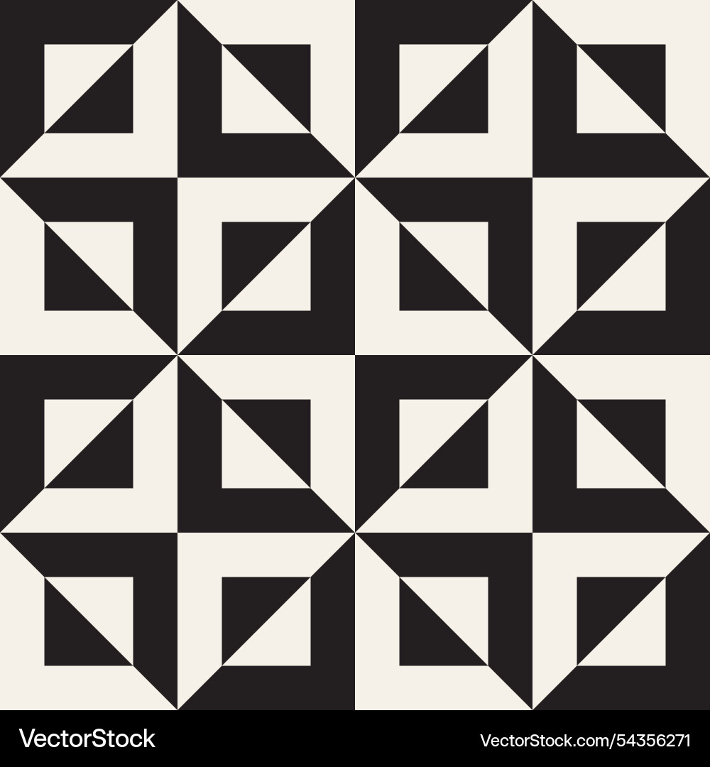 Seamless pattern repeating geometric elements Vector Image