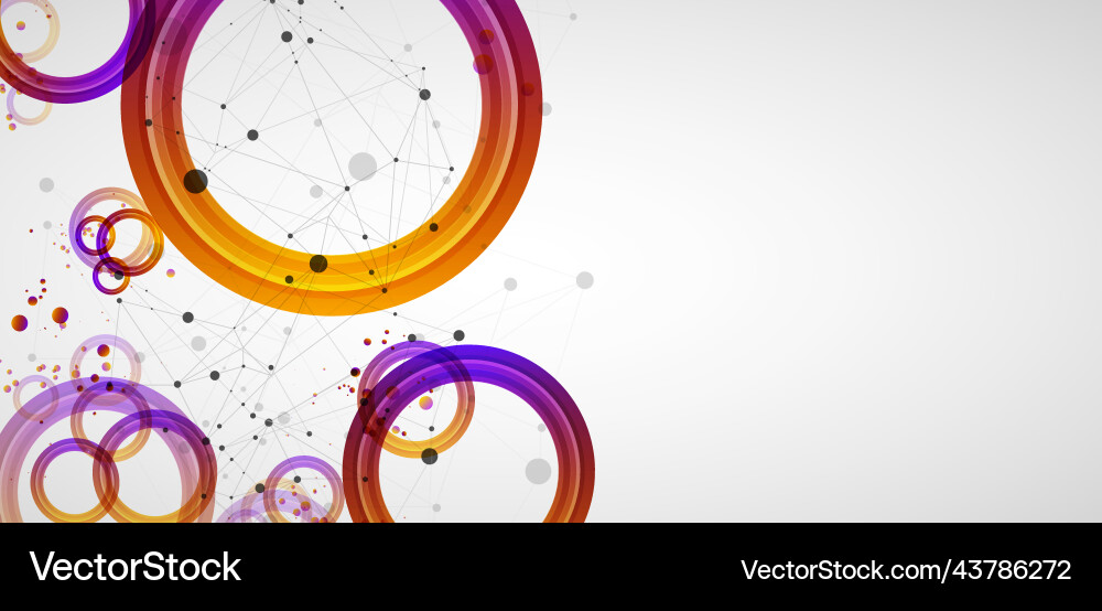 Abstract background with gradient circles Abstract background with gradient circles vector image