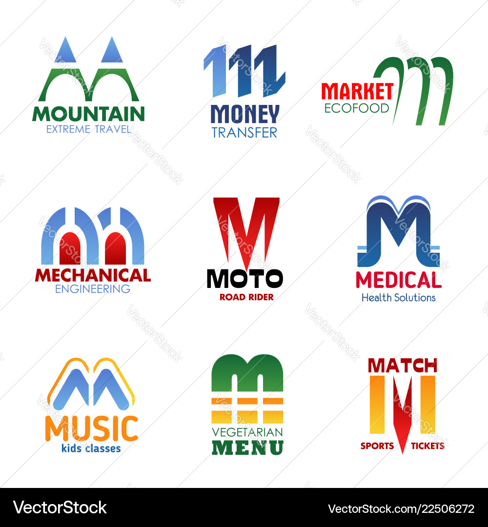 Food travel business and medicine identity Food travel business and medicine identity vector image