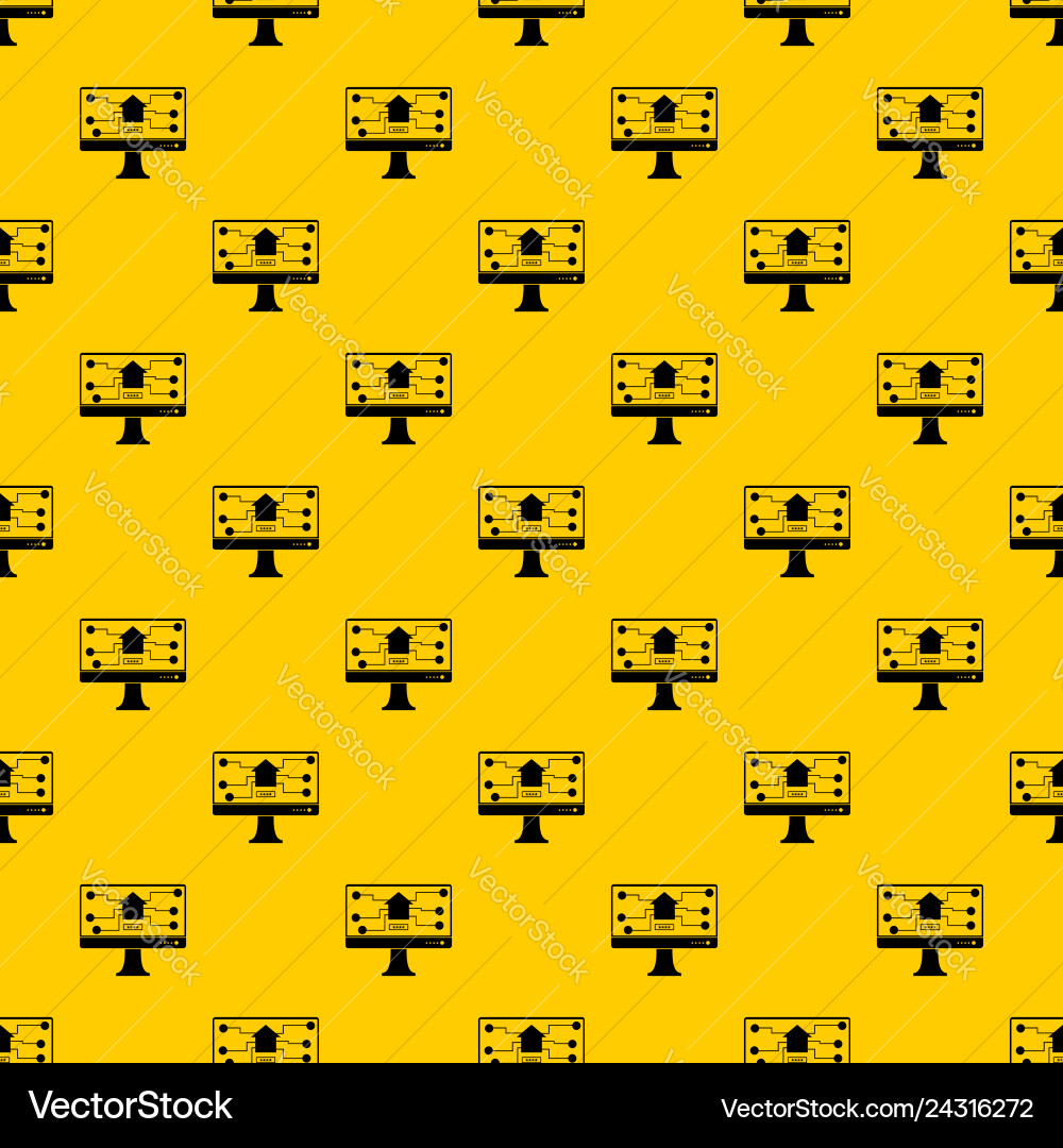 Monitor chip pattern Monitor chip pattern vector image