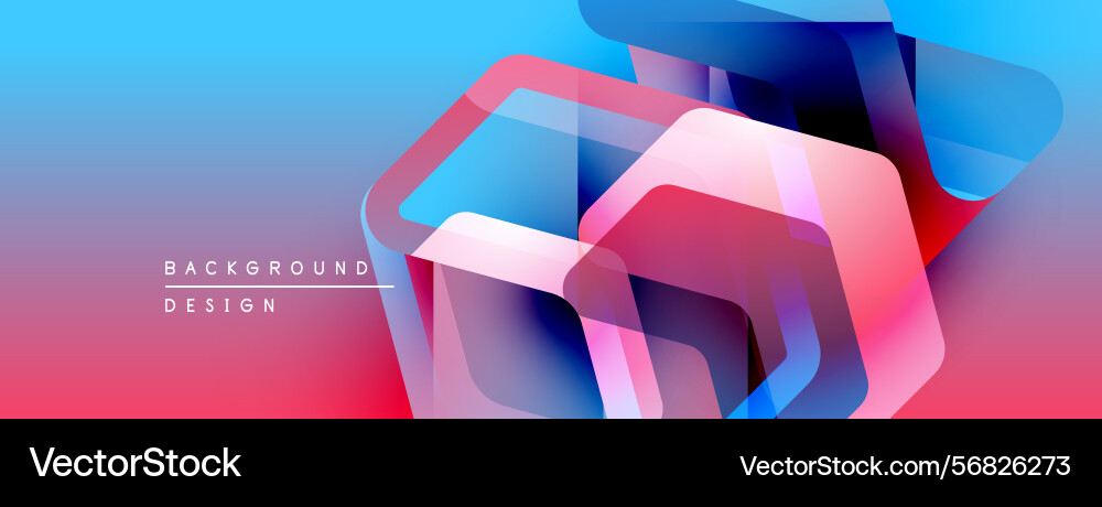 Abstract geometric shapes overlap creating Abstract geometric shapes overlap creating vector image