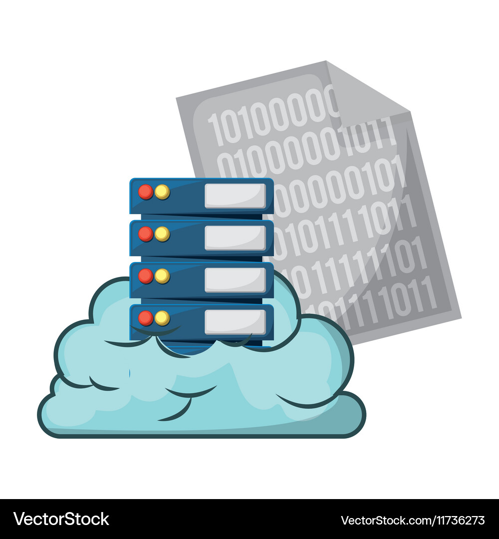 Big data related icons image Vector Image