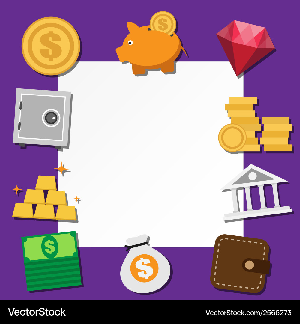 Business Icons - Finance & Money Set Vector Image