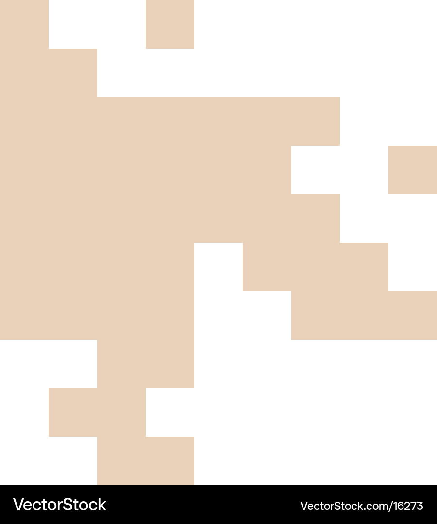 Pixel tooth pattern vector image
