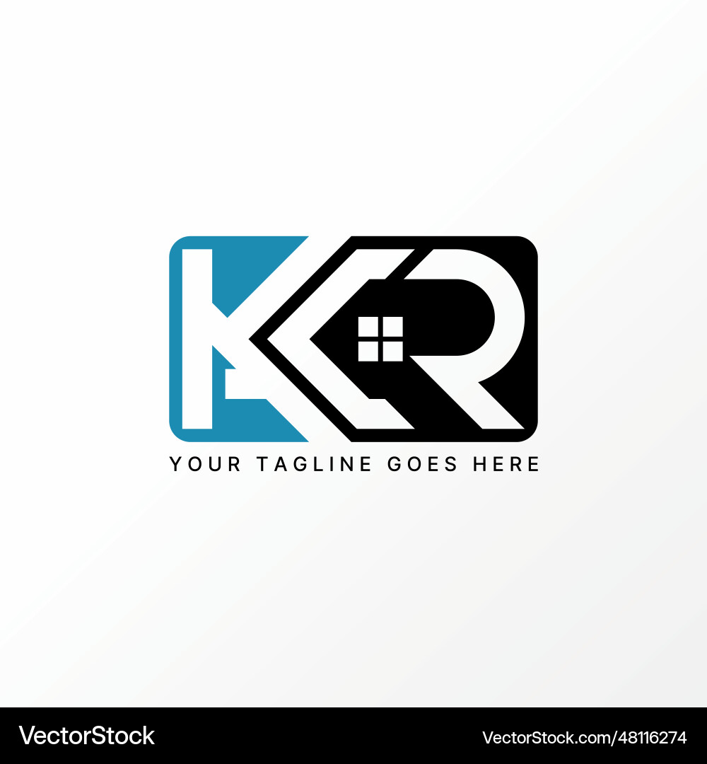 Buchstabenwort kcr oder kr Schriftart mit Doppeldachhaus Buchstabenwort kcr oder kr Schriftart mit Doppeldachhaus vektorbild