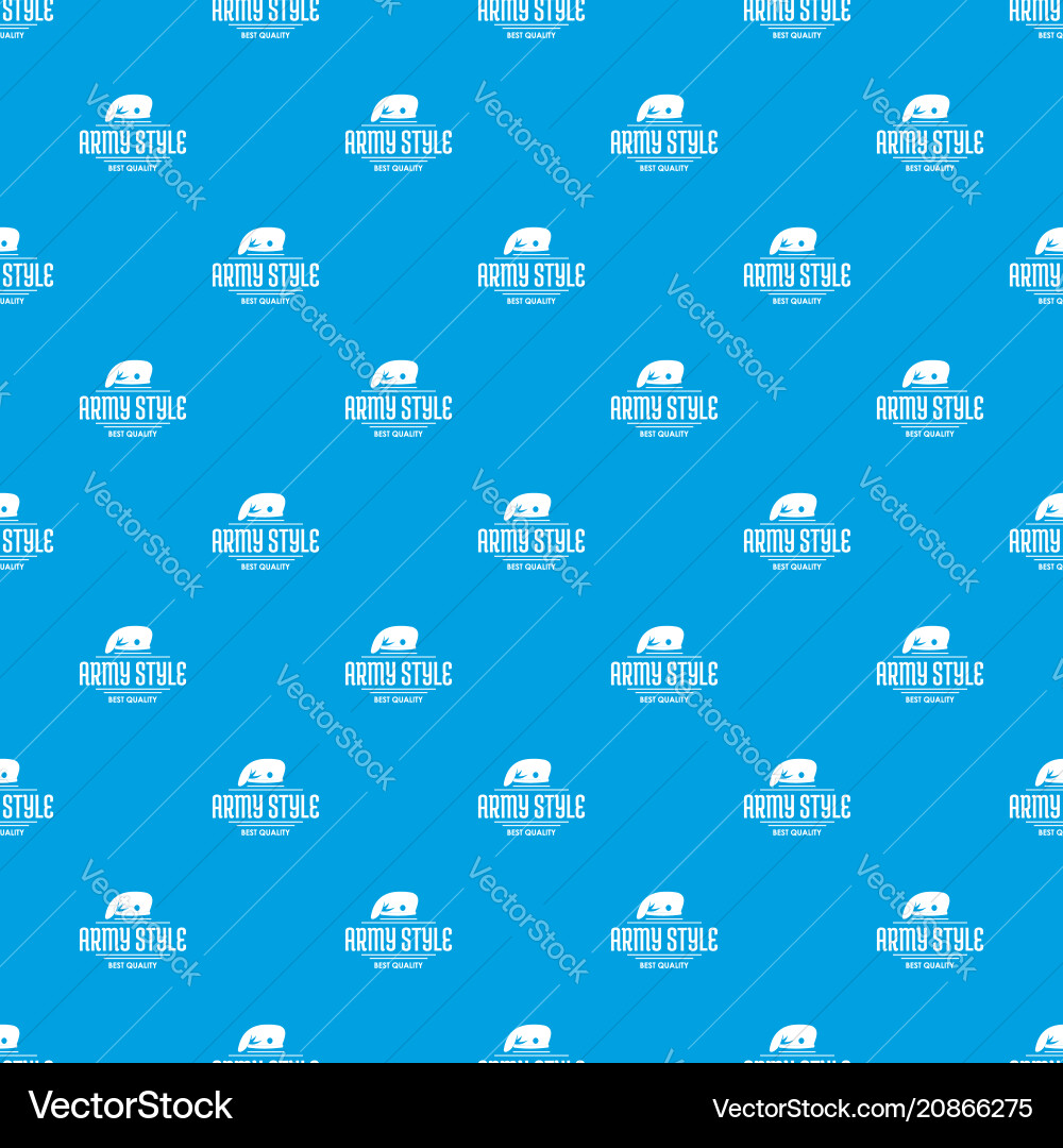 Army style pattern seamless blue Army style pattern seamless blue Vector Image