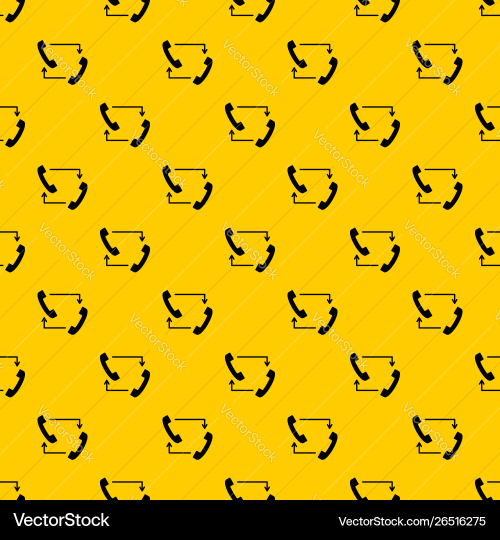 Handsets with arrows pattern Handsets with arrows pattern vector image