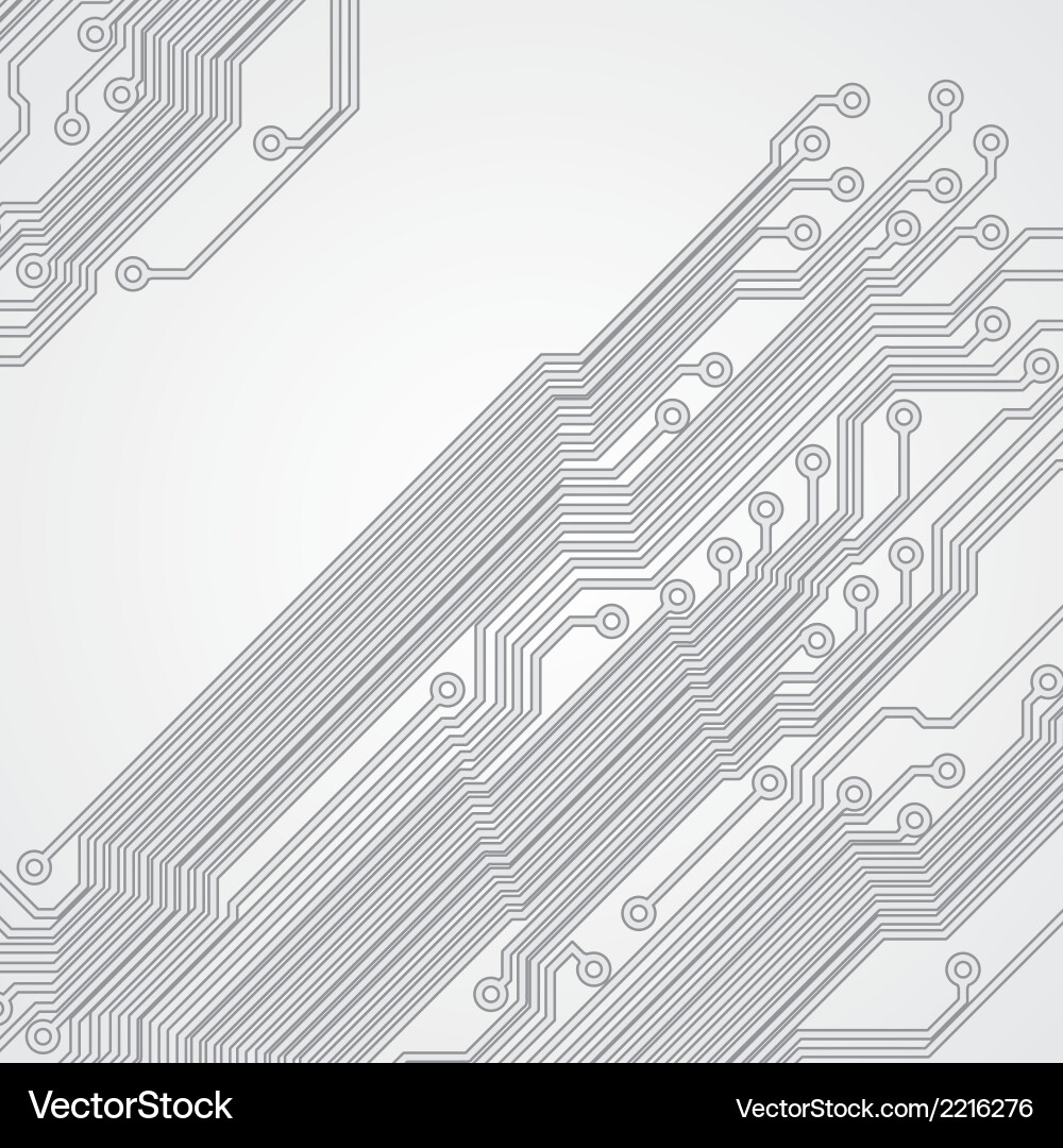 Abstract background with a circuit board texture Vector Image