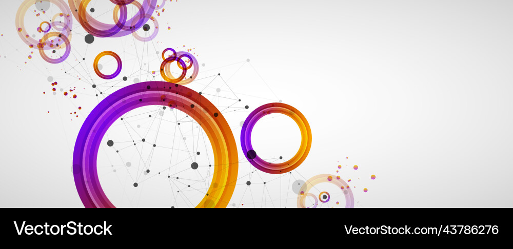 Abstract background with gradient circles Abstract background with gradient circles vector image