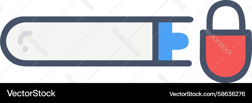 Data Security Access Bar Vector Image