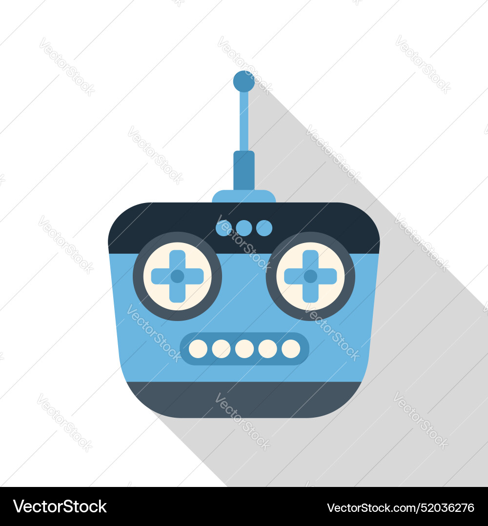 Modern remote control transmitting signals vector image