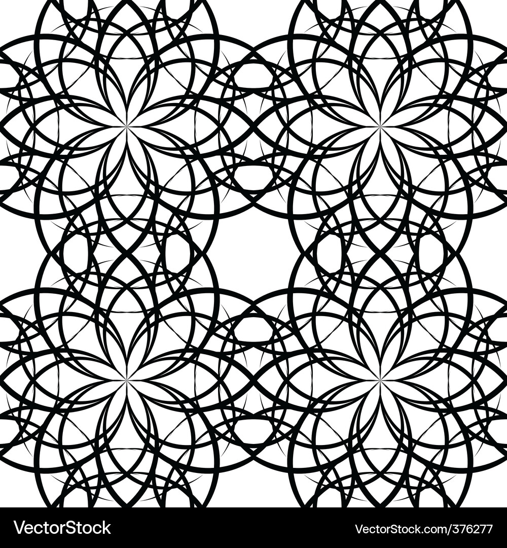 Tile ornate pattern Vector Image