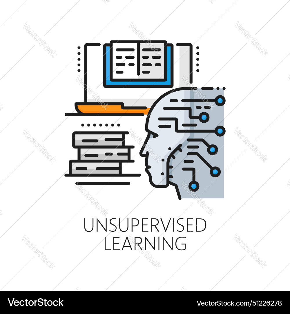 AI Algorithm Icon - Machine Learning vector image