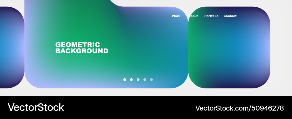 Square internet web page design template – Royalty-Free Vector ...