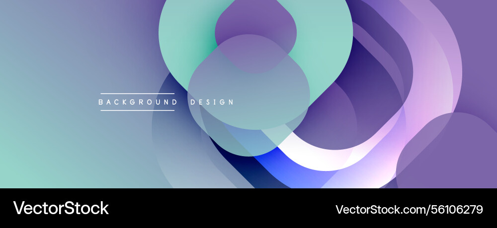 Abstract background with layered translucent Vector Image