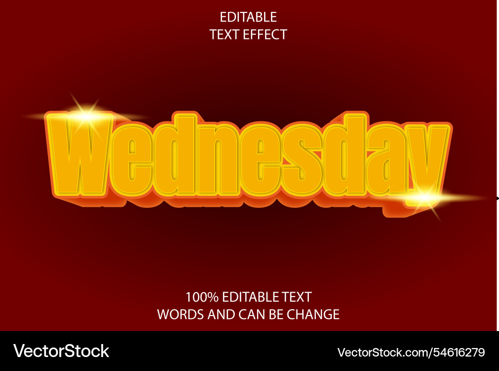 Editable text effect 3d emboss cartoon style Editable text effect 3d emboss cartoon style vector image