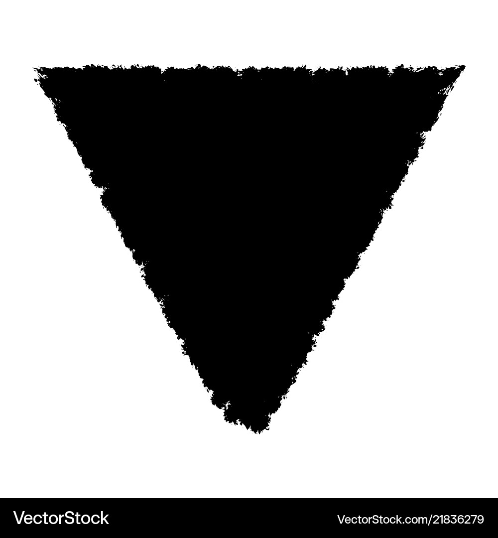 Grunge Triangle Texture Overlay Vector Image