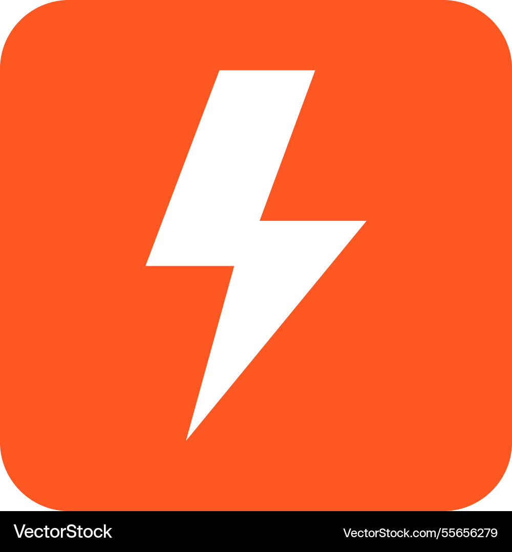 Lightning icon design Vector Image