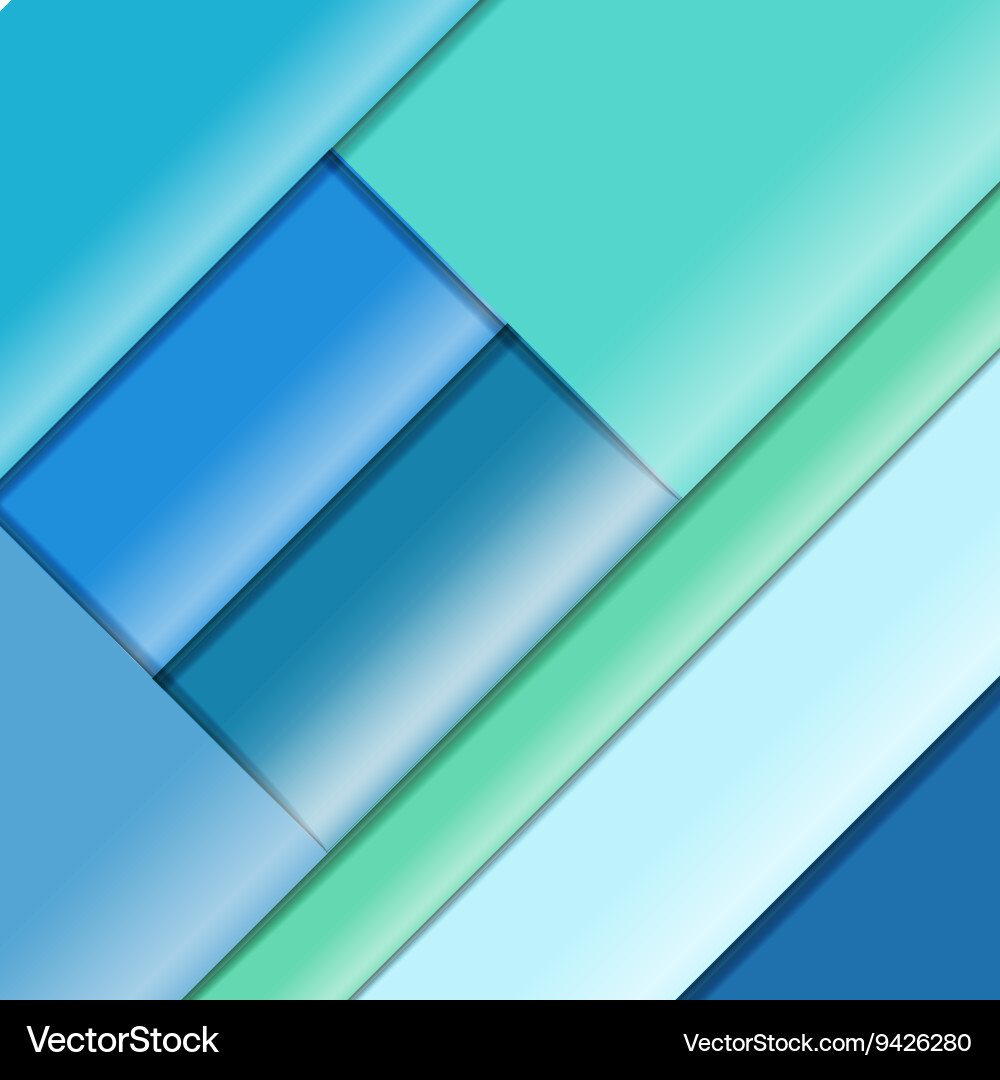 Abstract background of color paper sheets template vector image
