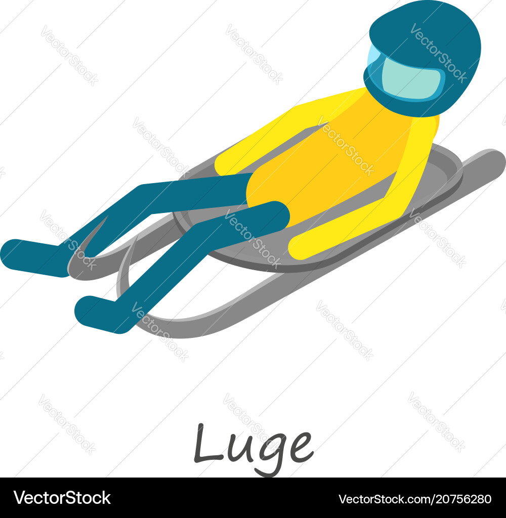 Lüge Sport-Ikone isometrische Stil Lüge Sport-Ikone isometrische Stil vektorbild