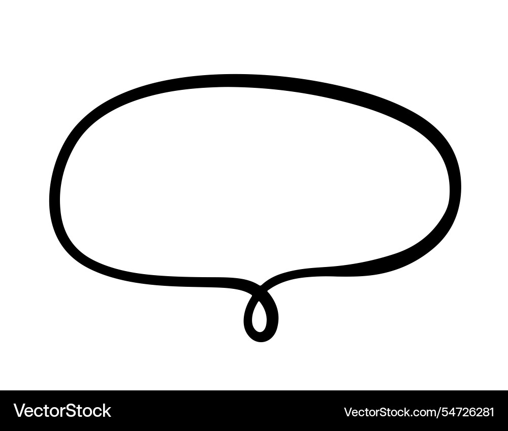 Chat speech bubble message text cloud shape Chat speech bubble message text cloud shape vector image