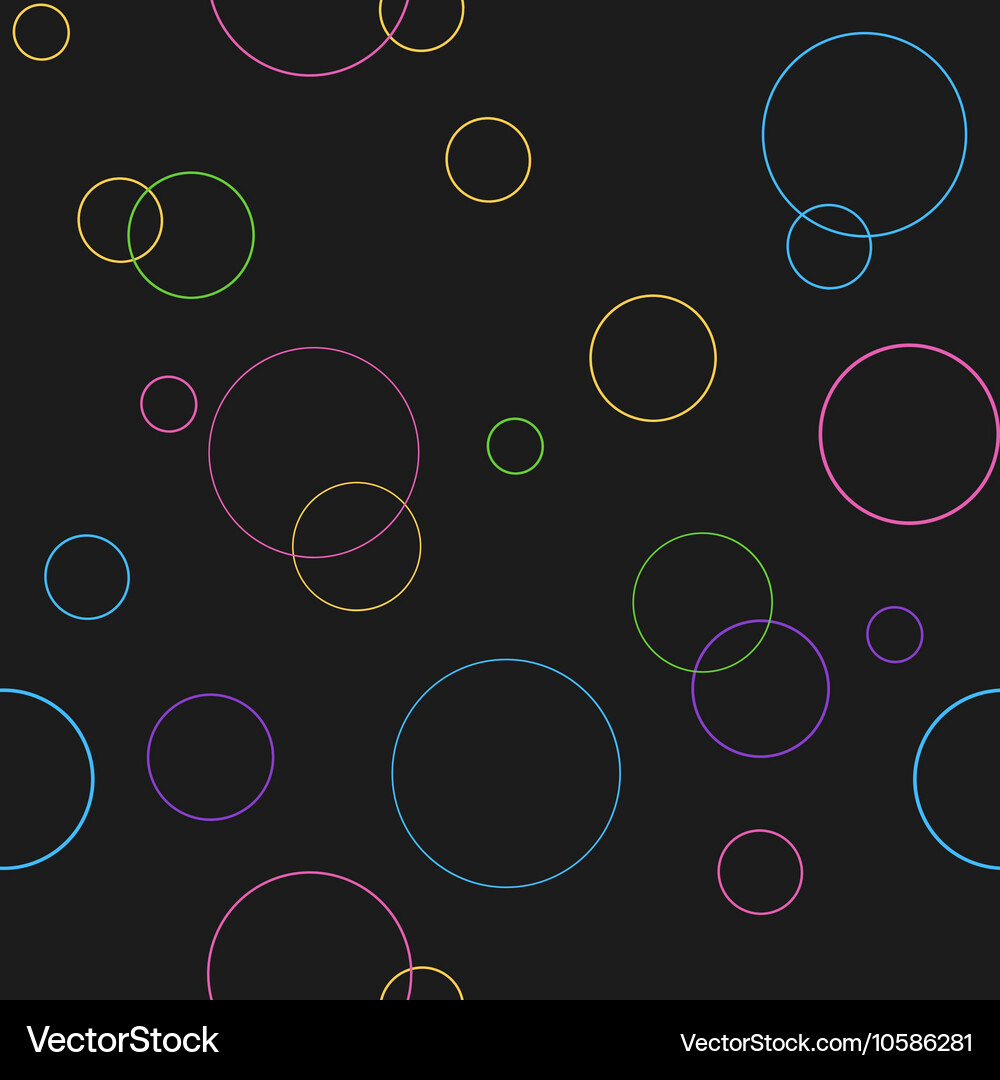 Seamless geometric pattern texture with circles Vector Image
