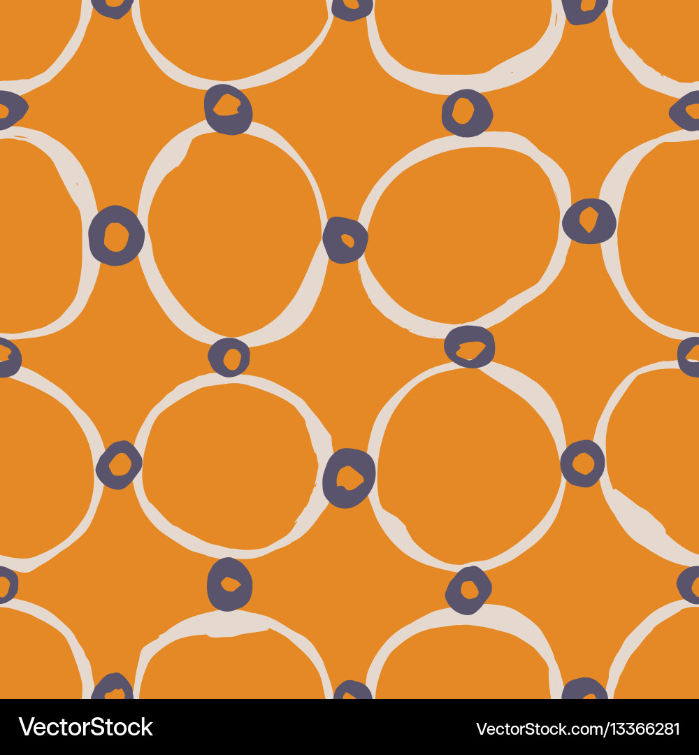 Sketchy Circle Pattern vector image