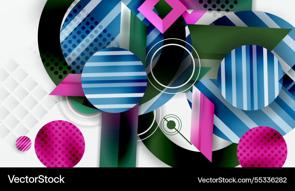 Abstract design with layered geometric shapes Abstract design with layered geometric shapes Vector Image