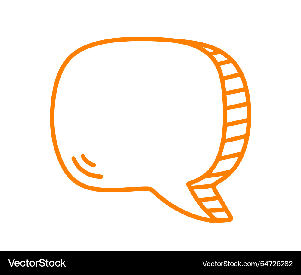 Chat speech bubble message text cloud shape Chat speech bubble message text cloud shape vector image