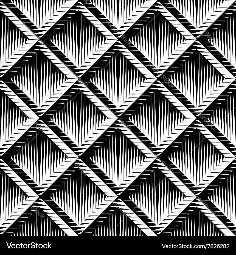 Design seamless diamond convex pattern Vector Image