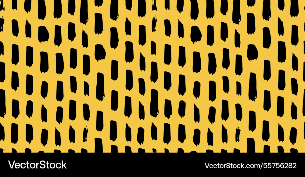 Seamless abstract pattern with brush strokes Vector Image