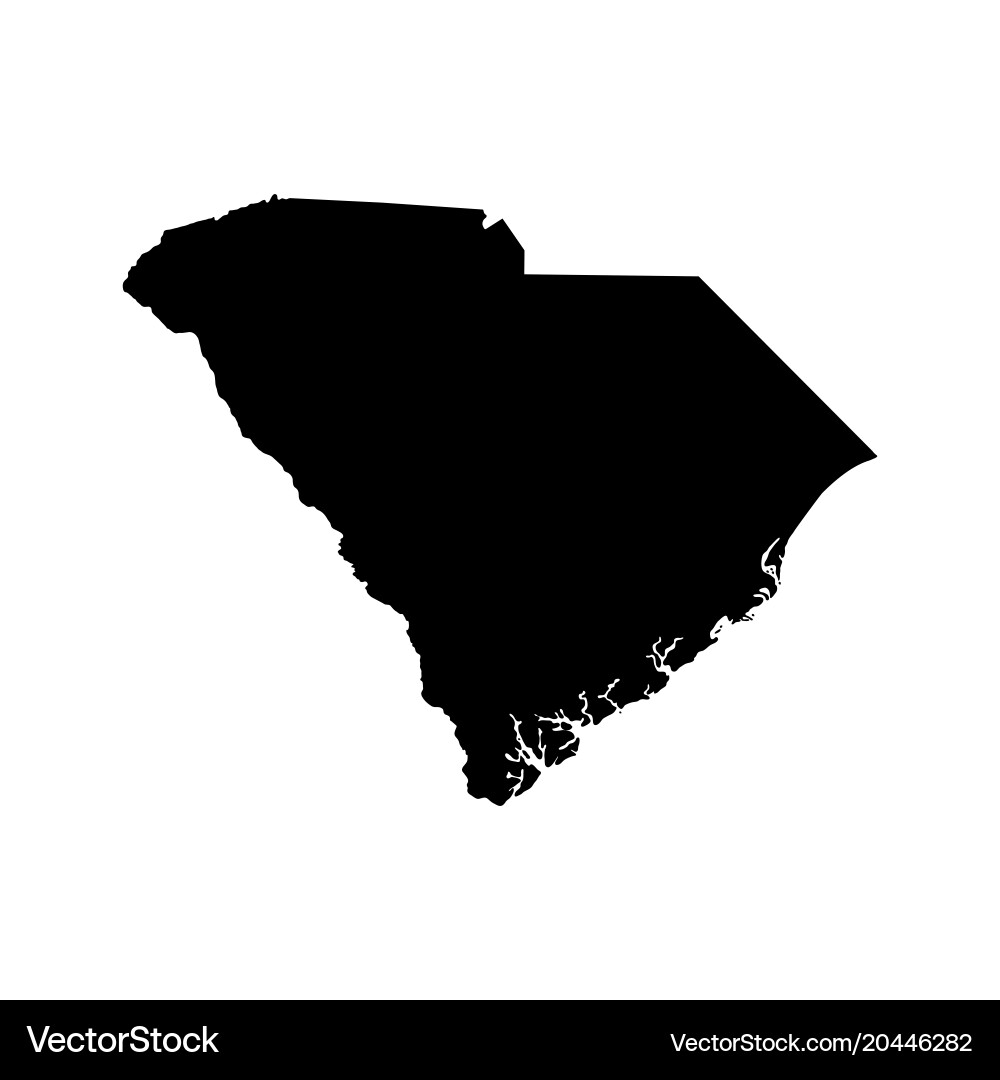 South Carolina Map vector image