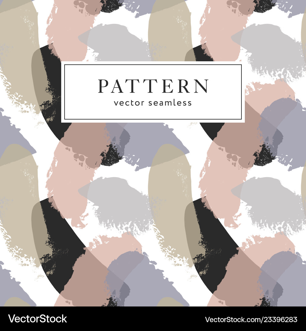 Brush strokes seamless pattern Brush strokes seamless pattern vector image